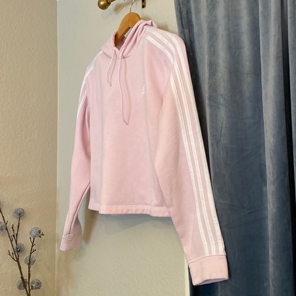 SOLD. Pink Adidas Hoodie - Picture 2 of 6